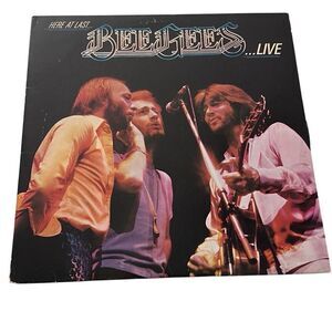 Bee Gees Here At Last Bee Gees Live RSO Vinyl Records LP